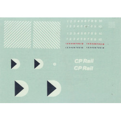 LPD DECALS N-205 - CPRAIL DIESEL ROADSWITCHER - N SCALE