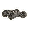 KADEE 752 2 RAIL ARCH BAR METAL TRUCKS WITH 33" RIBBED BACK METAL WHEELS - O SCALE