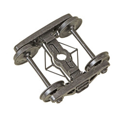 KADEE 753 2 RAIL BARBER S-2 ROLLER BEARING METAL TRUCKS WITH 33" SMOOTH BACK METAL WHEELS - O SCALE