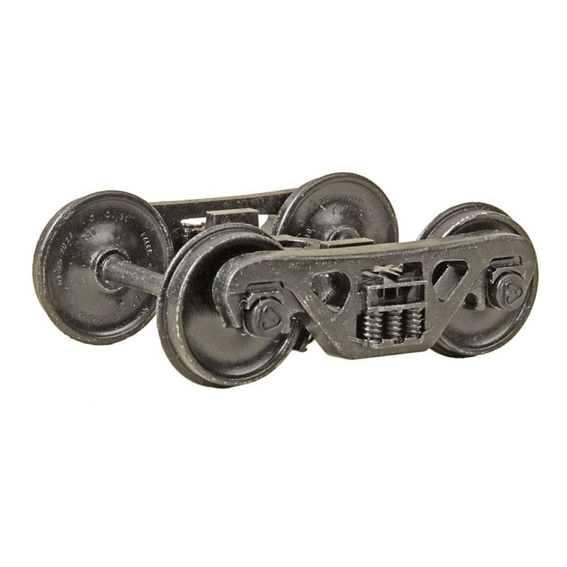KADEE 754 2 RAIL A.S.F. 100-TON ROLLER BEARING METAL TRUCKS WITH 36" SMOOTH BACK METAL WHEELS - O SCALE