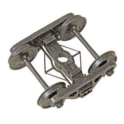 KADEE 754 2 RAIL A.S.F. 100-TON ROLLER BEARING METAL TRUCKS WITH 36" SMOOTH BACK METAL WHEELS - O SCALE