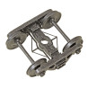 KADEE 754 2 RAIL A.S.F. 100-TON ROLLER BEARING METAL TRUCKS WITH 36" SMOOTH BACK METAL WHEELS - O SCALE