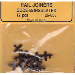 MICRO ENGINEERING 26-056 - CODE 55 RAIL INSULATED JOINERS - N/HO SCALE