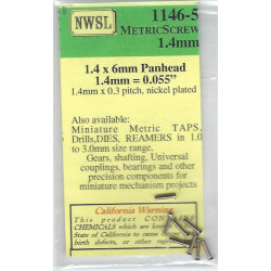 NWSL 1146-5 METRIC SCREW - 1.4mm x 6mm