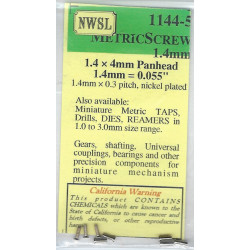 NWSL 1144-5 METRIC SCREW - 1.4mm x 4mm