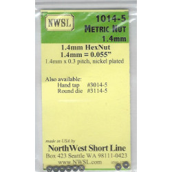 NWSL 1014-5 METRIC NUT - 1.4mm