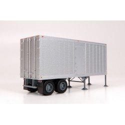 RAPIDO 403122 - CAN-CAR 26' TRAILER WITH SIDE DOOR - PAINTED SILVER - HO SCALE