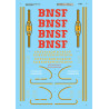 MICROSCALE DECAL 87-967 - BURLINGTON NORTHERN SANTA FE GP60M DIESEL LOCOMOTIVES - HO SCALE