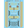 MICROSCALE DECAL 87-802 - WESTERN PACIFIC FT DIESEL LOCOMOTIVES - HO SCALE