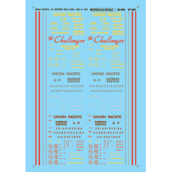 MICROSCALE DECAL 87-683 - UNION PACIFIC 40' EXPRESS BOXCARS - HO SCALE