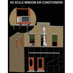 HI-TECH 8011 - WINDOW AIR CONDITIONER - HO SCALE