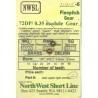 NWSL 11015-6 - BRASS WORM GEAR - 72DP x 15 TEETH x 6.1mm OD x 0.085" FACE x 3/32" BORE