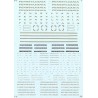 MICROSCALE DECAL 87-66OLD - PENNSYLVANIA STEAM LOCOMOTIVES - HO SCALE