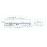 BLACK CAT DECAL - BC366 - VIA RAIL STEAM GENERATOR CAR - HO SCALE