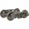 KADEE 755 - 2 RAIL A.S.F. A-3 RIDE-CONTROL METAL TRUCKS WITH 33" SMOOTH BACK METAL P48 WHEELS - O SCALE