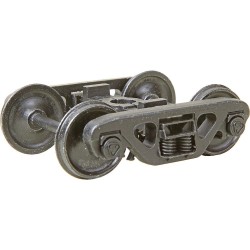 KADEE 758 - 2 RAIL BARBER S-2 ROLLER BEARING METAL TRUCKS WITH 33" SMOOTH BACK METAL P48 WHEELS - O SCALE