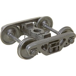 KADEE 758 - 2 RAIL BARBER S-2 ROLLER BEARING METAL TRUCKS WITH 33" SMOOTH BACK METAL P48 WHEELS - O SCALE
