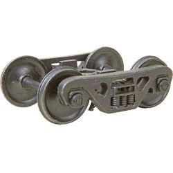KADEE 759 - 2 RAIL A.S.F. 100-TON ROLLER BEARING METAL TRUCKS WITH 36" SMOOTH BACK METAL P48 WHEELS - O SCALE