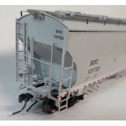 INTERMOUNTAIN 472108 - TRINITY 5161 cu.ft. COVERED HOPPER - CANADIAN PACIFIC/SOO LINE - HO SCALE