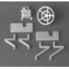DETAIL ASSOCIATES 6403 - URECO BRAKE WHEEL - HO SCALE