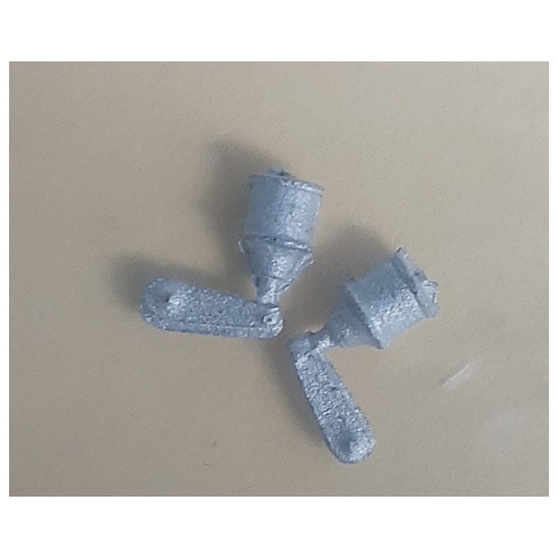 DETAIL ASSOCIATES 8025 - STEAM LOCOMOTIVE BRAKE CYLINDER - N SCALE