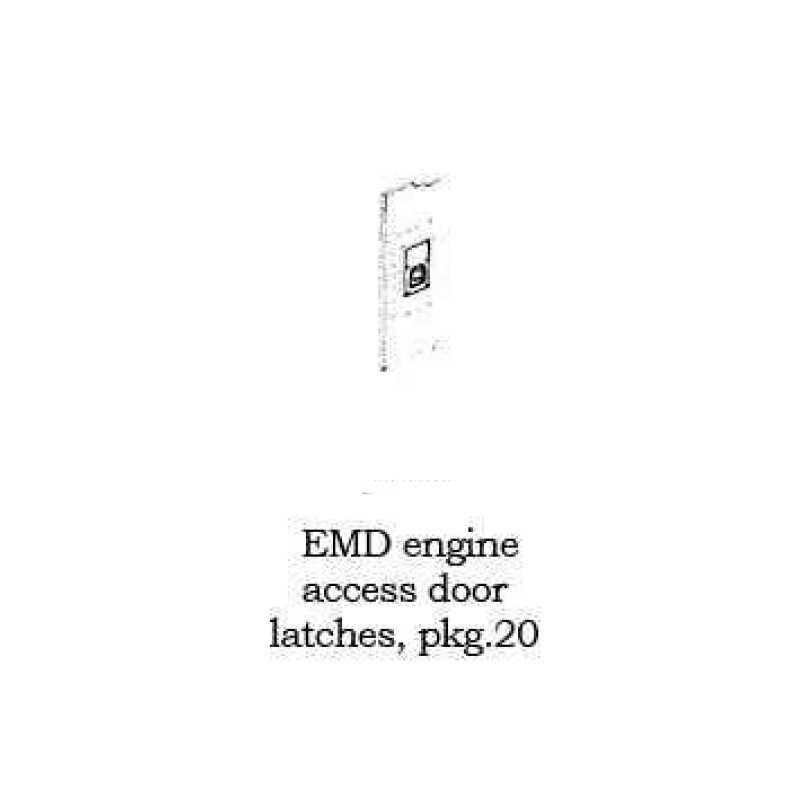 PSC 5618 - EMD DIESEL ACCESS DOOR LATCHES - O SCALE