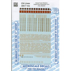 CNRHA - 300-008 - GRAND TRUNK WESTERN PASSENGER CAR - HO SCALE