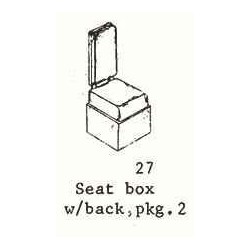 PSC 027 - STEAM LOCOMOTIVE CAB SEAT - O SCALE