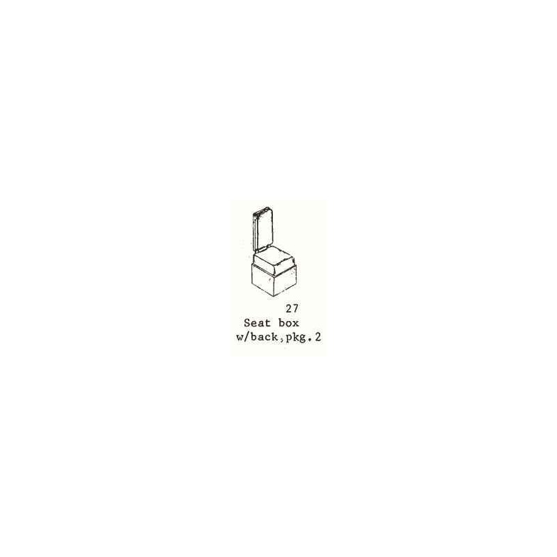 PSC 027 - STEAM LOCOMOTIVE CAB SEAT - O SCALE