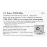 CNRHA - 300-8 - CANADIAN NATIONAL GREEN LEAF MONOGRAM - HO SCALE