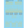MICROSCALE DECAL 87-1166 - PENNSYLVANIA STEAM LOCOMOTIVES - HO SCALE