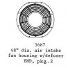 PSC 5687-1 - EMD DIESEL LOCOMOTIVE 48" FAN HOUSING - O SCALE