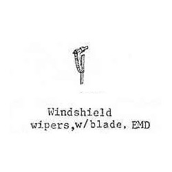 PSC 5654 - EMD DIESEL LOCOMOTIVE WINDSHIELD WIPERS - O SCALE