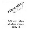 PSC 56151 - EMD DIESEL LOCOMOTIVE CAB WINDOW SHADES - O SCALE