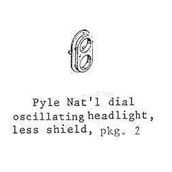 PSC 56101 - DIESEL LOCOMOTIVE PYLE NATIONAL DUAL OSCILLATING HEADLIGHT - O SCALE