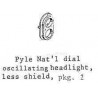 PSC 56101 - DIESEL LOCOMOTIVE PYLE NATIONAL DUAL OSCILLATING HEADLIGHT - O SCALE