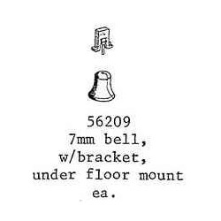 PSC 56209 - DIESEL LOCOMOTIVE UNDER FLOOR MOUNT BELL - O SCALE