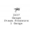 PSC 2607 - STEAM LOCOMOTIVE PRESSURE GAUGE - HO SCALE