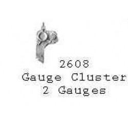 PSC 2608 - STEAM LOCOMOTIVE 2 GAUGE CLUSTER - HO SCALE