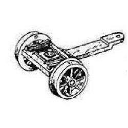 PSC 31545 - STEAM LOCOMOTIVE LEAD TRUCK - 33" SPOKED WHEELSET - HO SCALE