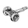 PSC 31545 - STEAM LOCOMOTIVE LEAD TRUCK - 33" SPOKED WHEELSET - HO SCALE