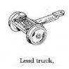 PSC 31811 - STEAM LOCOMOTIVE LEAD TRUCK - 33" SOLID WHEELSET - HO SCALE