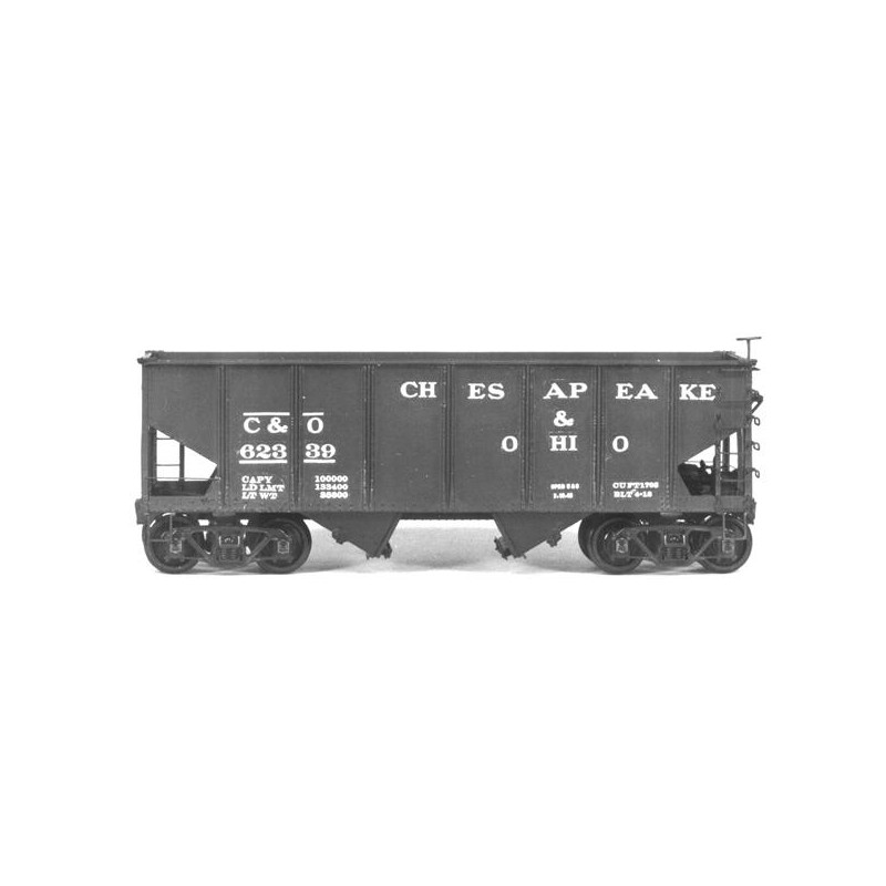 TICHY 4027 - 36' 2 BAY USRA HOPPER CAR KIT - HO SCALE
