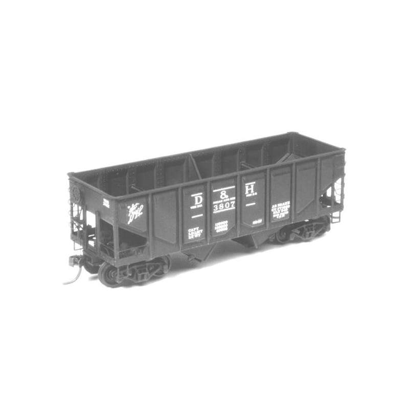 TICHY 4029 - 36' 2 BAY USRA PANEL SIDE HOPPER CAR KIT - HO SCALE