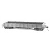TICHY 4040 - 40' STEEL FLAT WITH WOOD GONDOLA SIDES CAR KIT - HO SCALE