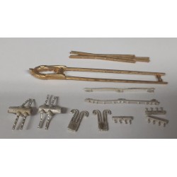 DETAILS WEST SF-936 - SWITCH FROG 7 - CODE 55 WITH SWITCH POINTS - HO SCALE