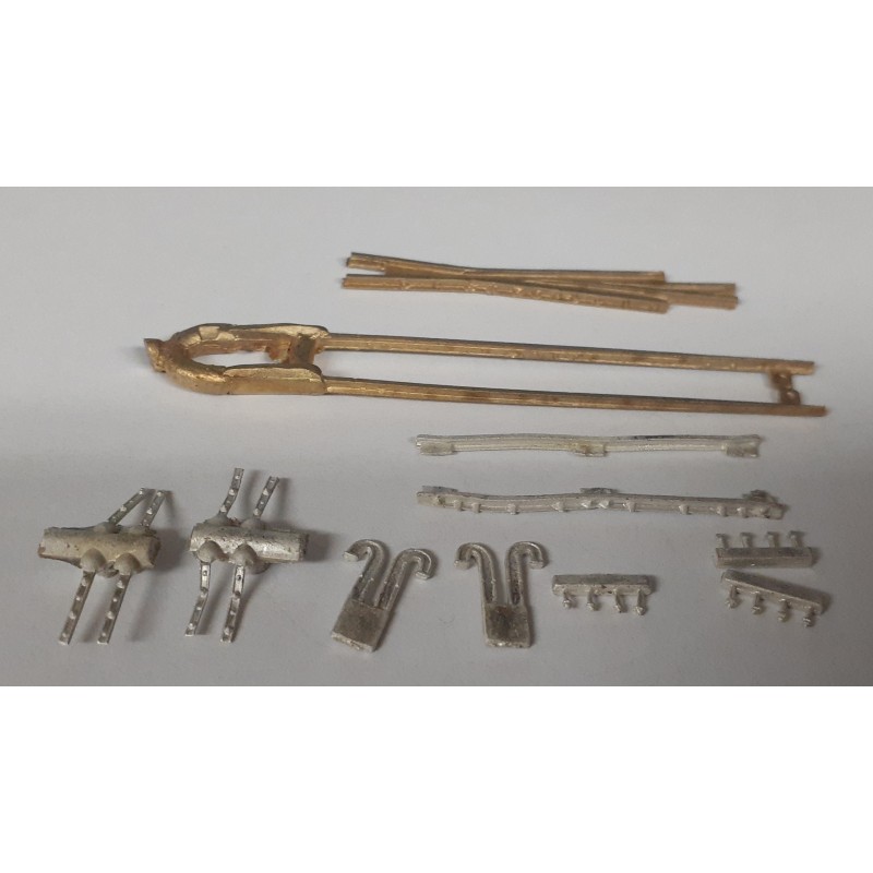DETAILS WEST SF-936 - SWITCH FROG 7 - CODE 55 WITH SWITCH POINTS - HO SCALE