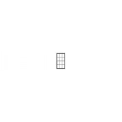 TICHY 8308 - 38" x 68" 6/6 DOUBLE HUNG MASONRY WINDOW - HO SCALE