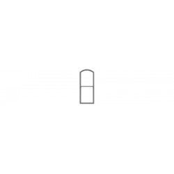 TICHY 8044 - 36" x 96" DOUBLE HUNG ARCH TOP MASONRY WINDOW - HO SCALE