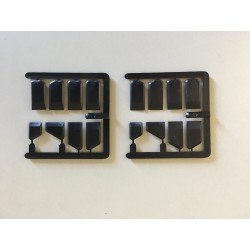 PIKESTUFF 4000 - RAISED PANELS TO HOPPER CARS - HO SCALE